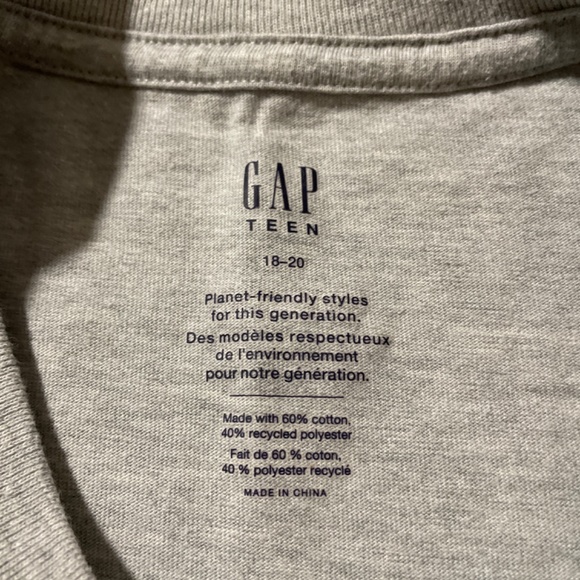 Gap Yellowstone National Park cropped long sleeve T shirt kids size XXL 18-20 - Picture 7 of 12